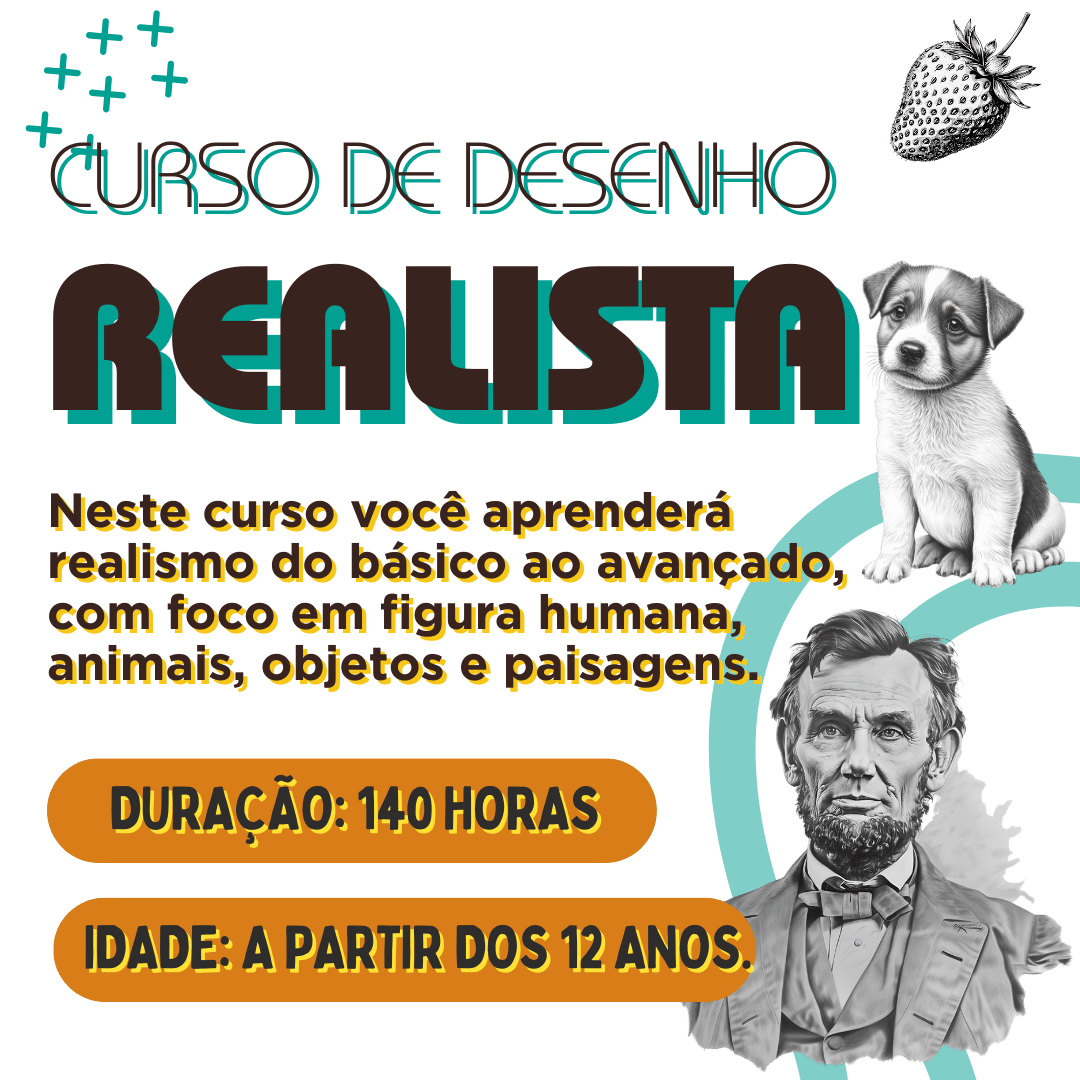 Curso de Desenho Realista na Oficina Belas Artes